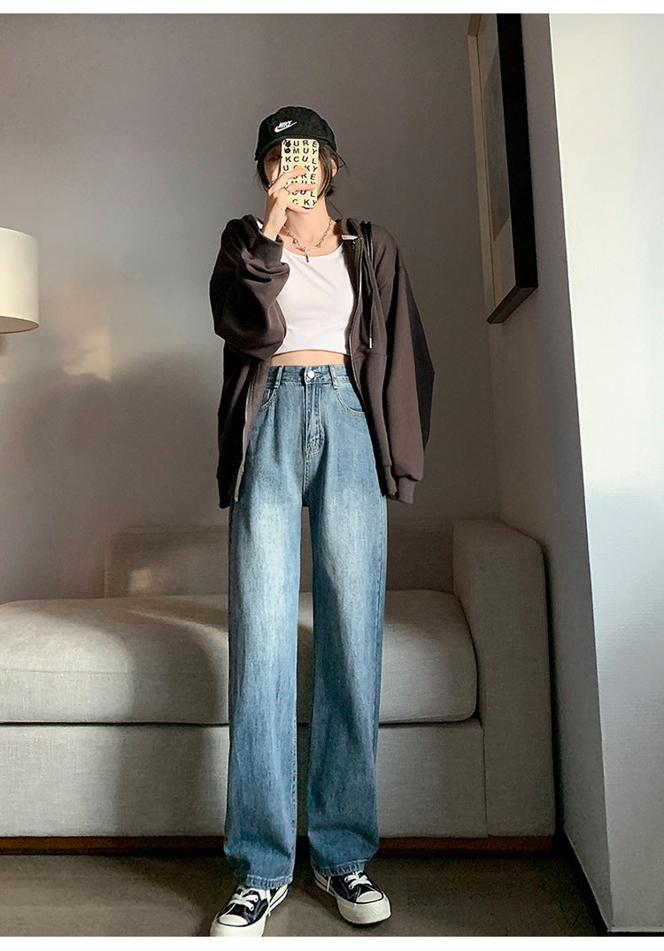 Straight Loose Wide Leg High Waist Vintage Jeans