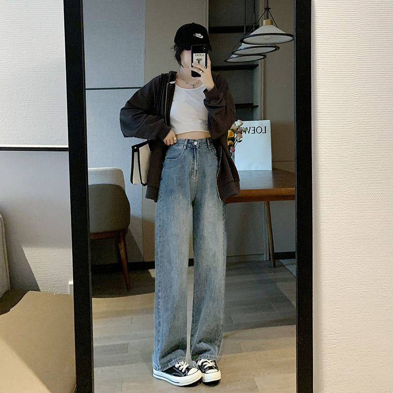 Straight Loose Wide Leg High Waist Vintage Jeans