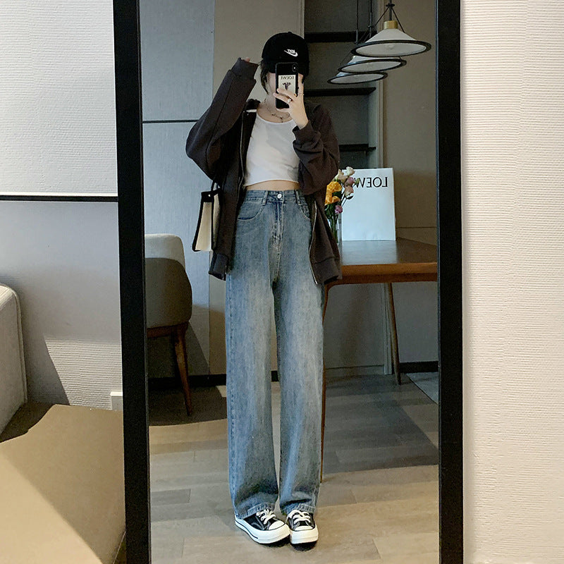 Straight Loose Wide Leg High Waist Vintage Jeans