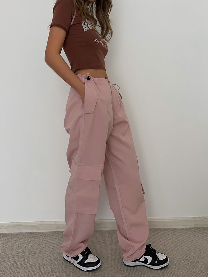 Retro Street High Street Three-dimensional Trousers With Sense