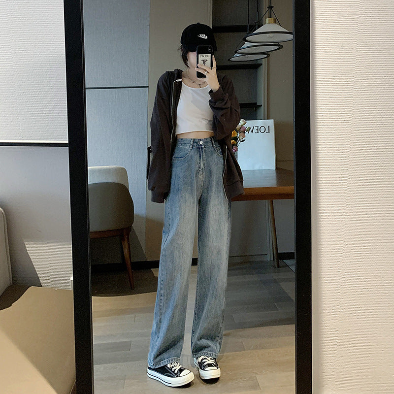 Straight Loose Wide Leg High Waist Vintage Jeans